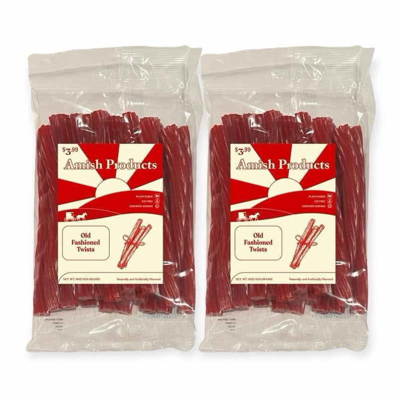 Licorice 2 pack - 7 Delicious Flavors - Amish Products - 16oz Bags