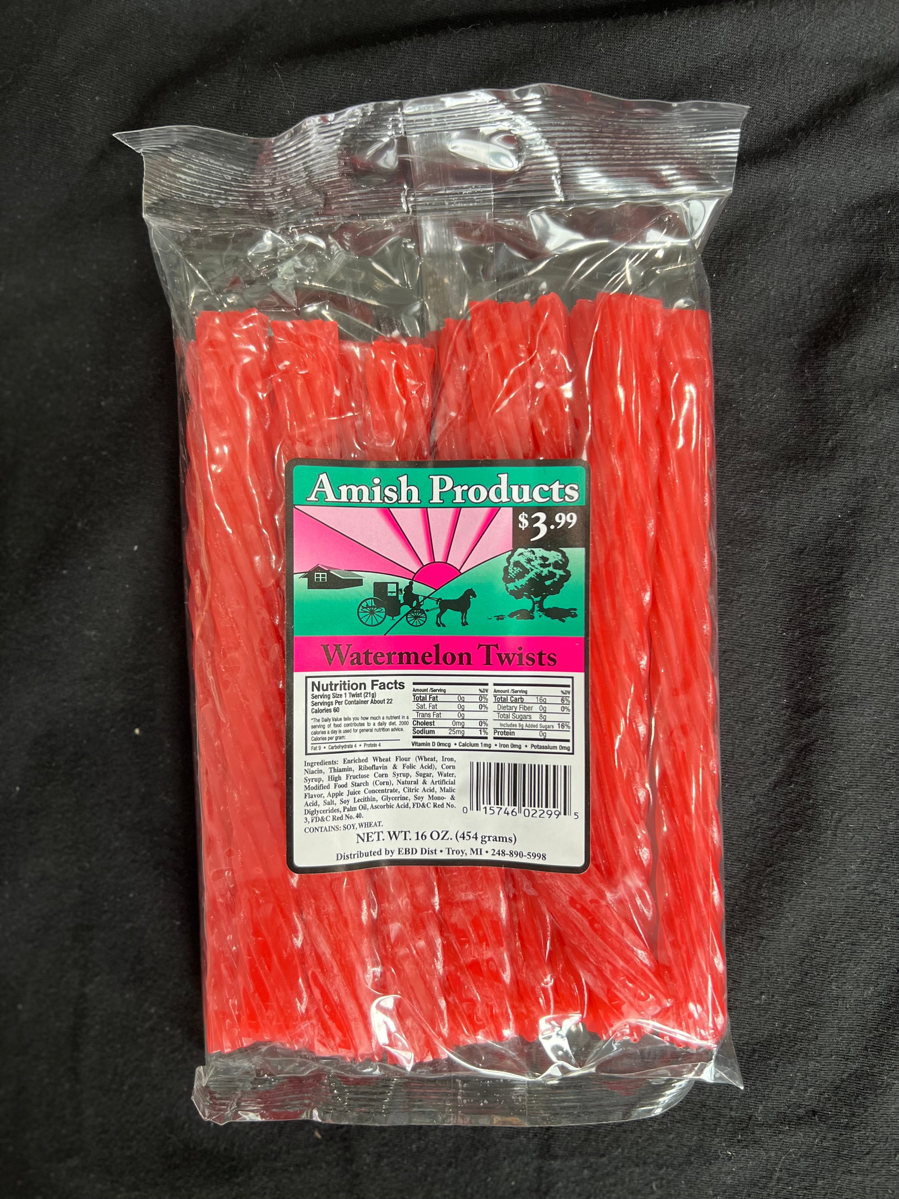 Amish Watermelon Licorice