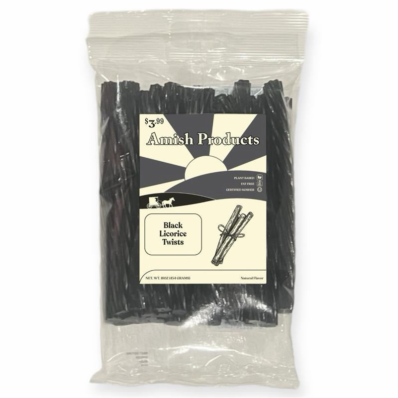 【新品未使用】 Peggy Top Licorice Bohemia 3Y Amish Products Licorice - 7 Delicious Flavors - 16oz Bags - Single